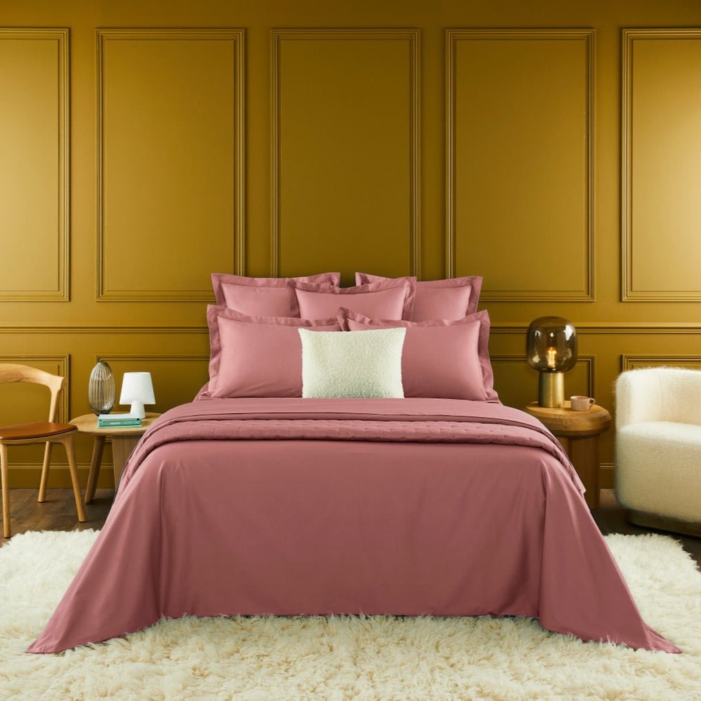 Yves Delorme Triomphe Santal Cotton Sateen Bedding at Fig Linens and Home