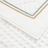 Villa Veronese and Dune Bath Mat by Yves Delorme Bath Mat 22 x 35 Veronese and Dune at FIG LINENS AND HOME 2