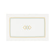 Villa Veronese and Dune Bath Mat by Yves Delorme Bath Mat 22 x 35 Veronese and Dune at FIG LINENS AND HOME 1