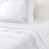 Yves Delorme VILLA Flat Sheet King at Fig Linens and Home 1