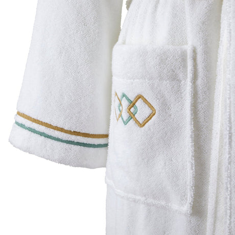 Yves Delorme Villa Women's Bathrobe at Fig Linens and Home - Pocket Detail