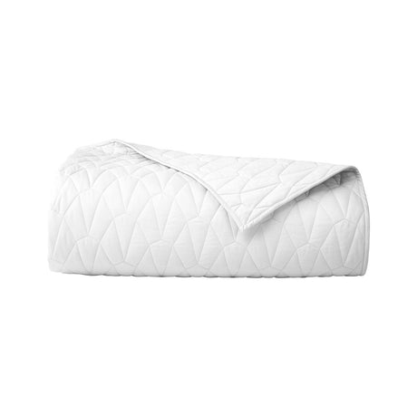 Vitrail Coverlet in Blanc by Yves Delorme Couture - view 2