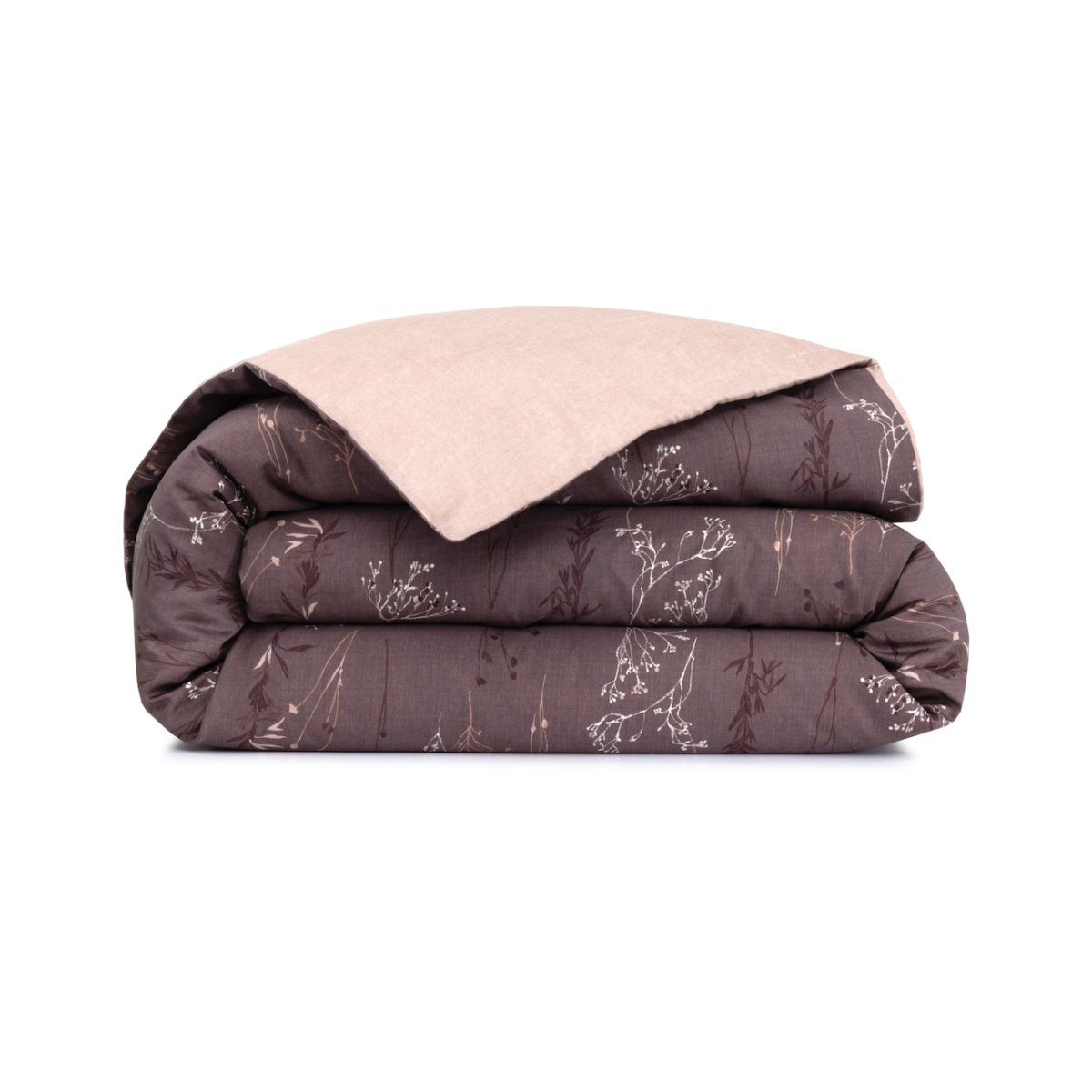 Wild Millet Duvet Cover Set by Hugo Boss Home King Duvet Cover Set Mocha at FIG LINENS AND HOME 2