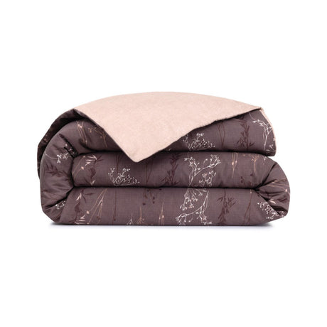 Wild Millet Duvet Cover Set by Hugo Boss Home King Duvet Cover Set Mocha at FIG LINENS AND HOME 2