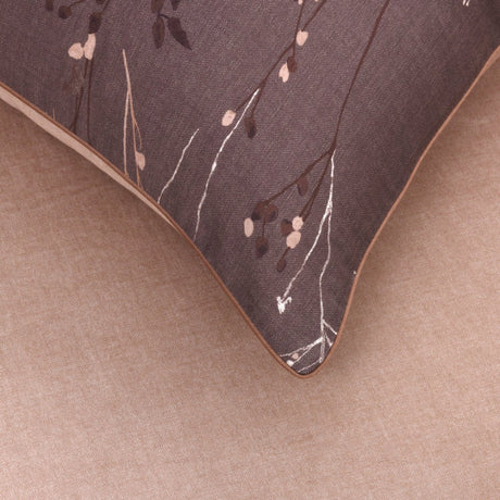 Wild Millet Duvet Cover Set by Hugo Boss Home King Duvet Cover Set Mocha at FIG LINENS AND HOME 4