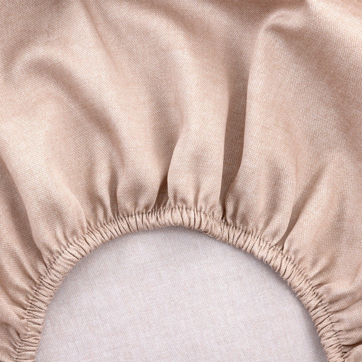 Wild Millet Fitted Sheet by Hugo Boss Home King Fitted Sheet Mocha at FIG LINENS AND HOME 2