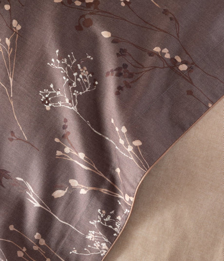 Wild Millet Flat Sheet by Hugo Boss Home King Flat Sheet Mocha at FIG LINENS AND HOME 2
