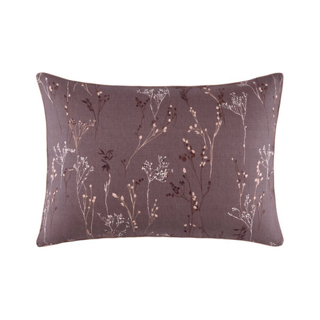 Wild Millet Pillow Sham by Hugo Boss Home King Sham (Pair) 21" x 37" Mocha at FIG LINENS AND HOME 2