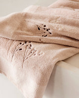 Wild Millet Towels by Hugo Boss Home Bath Towel Mocha on Beige at FIG LINENS AND HOME 2