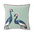 Yves Delorme Altesses Celadon Decorative Pillow Decorative Pillow 18 x 18 Celadon at FIG LINENS AND HOME 1