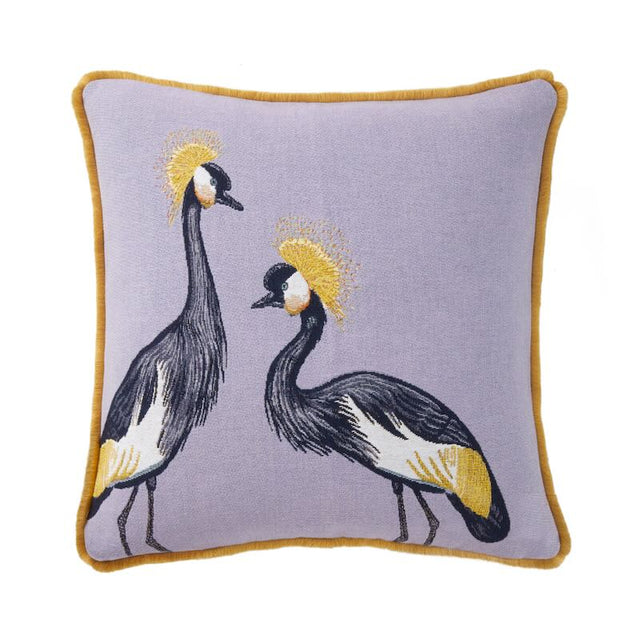 Yves Delorme Altesses Iris Decorative Pillow Decorative Pillow 18 x 18 Iris at FIG LINENS AND HOME 1