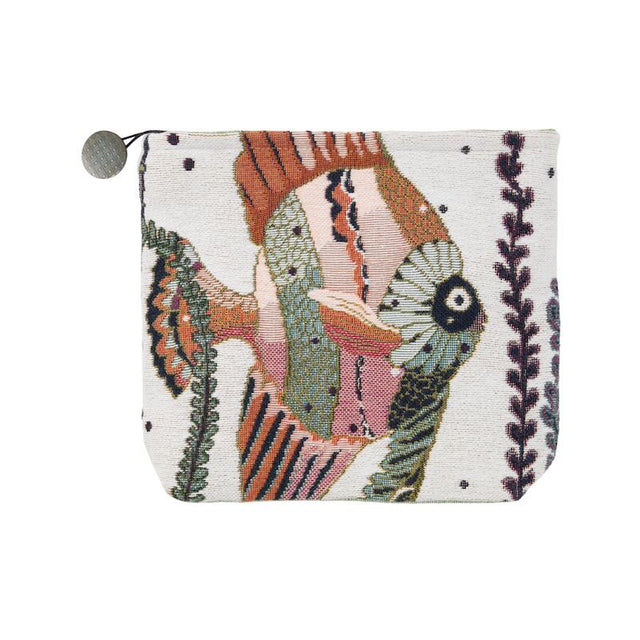 Yves Delorme Ischia Ecume Tote 7 x 9 Tote 7 x 9 Ecume at FIG LINENS AND HOME 1