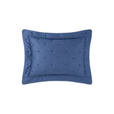 Triomphe Outremer Quilted Sham by Yves Delorme