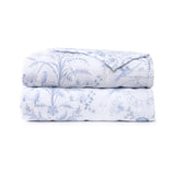 Herbier Quilted Coverlet in Celeste by Yves Delorme - view 1