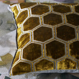 Manipur Ochre Decorative Pillow by Designers Guild | Fig Linens and Home