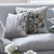 Designers Guild Manipur Oyster Decorative Pillow on Sofa