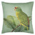 Parrot and Palm Azure Decorative Pillow