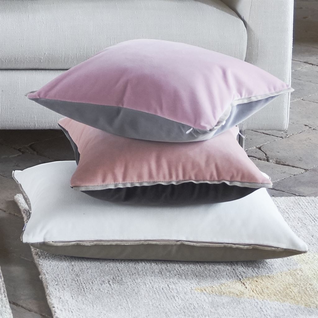 Cassia Dove Decorative Pillow with rose pillows