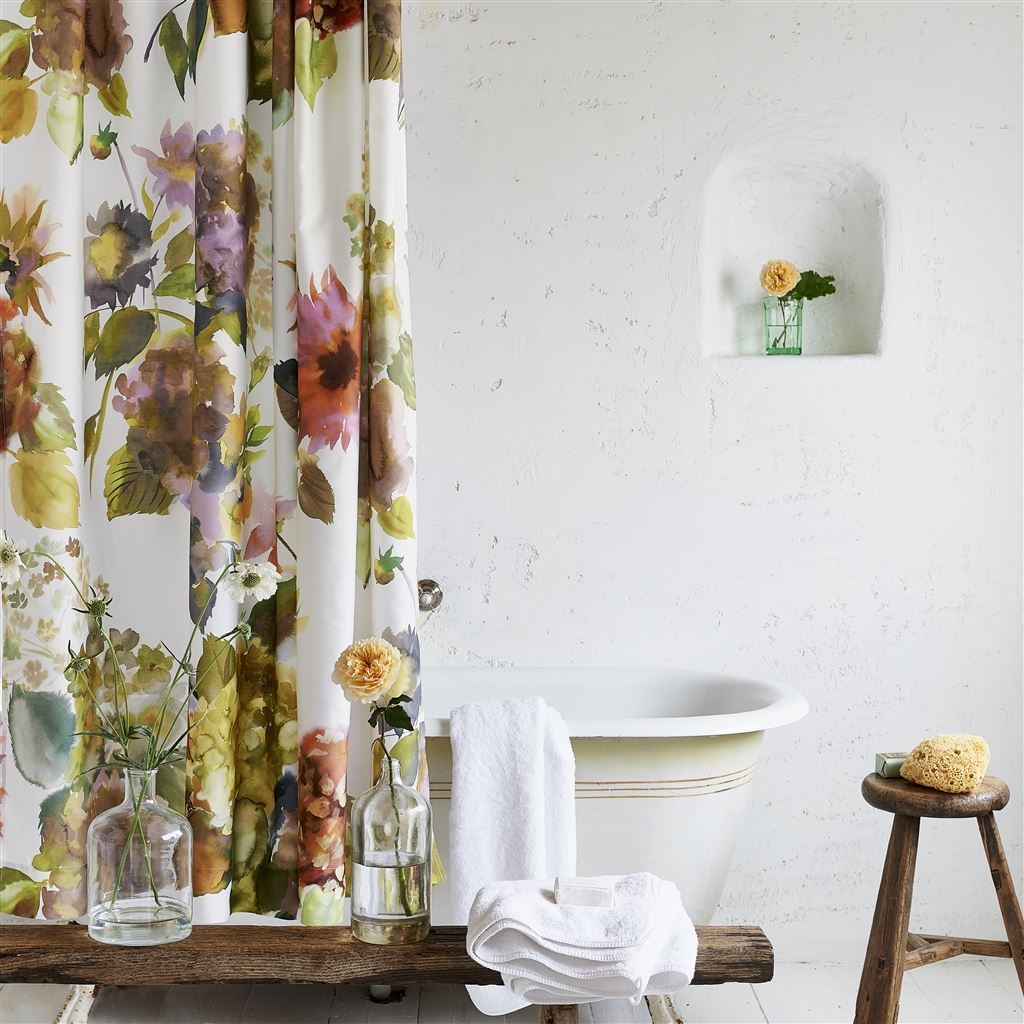 Palace Flower Birch Shower Curtain by Designers Guild - Fig Linens and Home