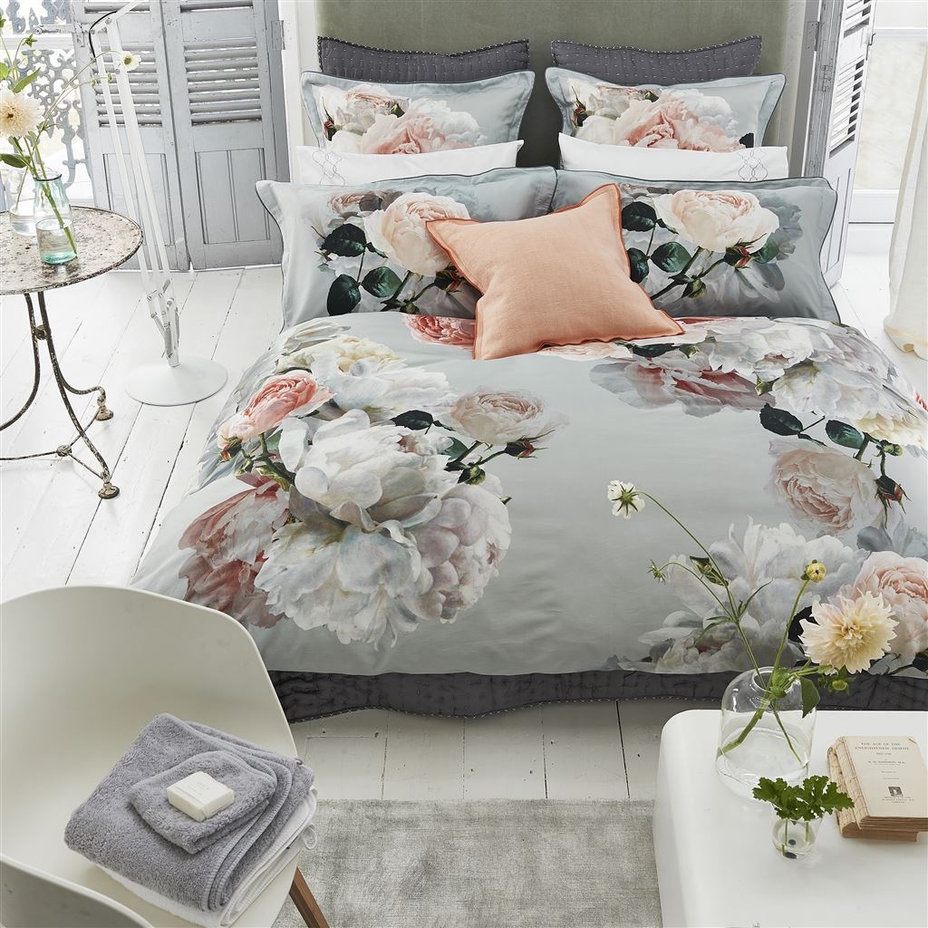 Peonia Grande Zinc Bedding by Designers Guild - Fig Linens and Home