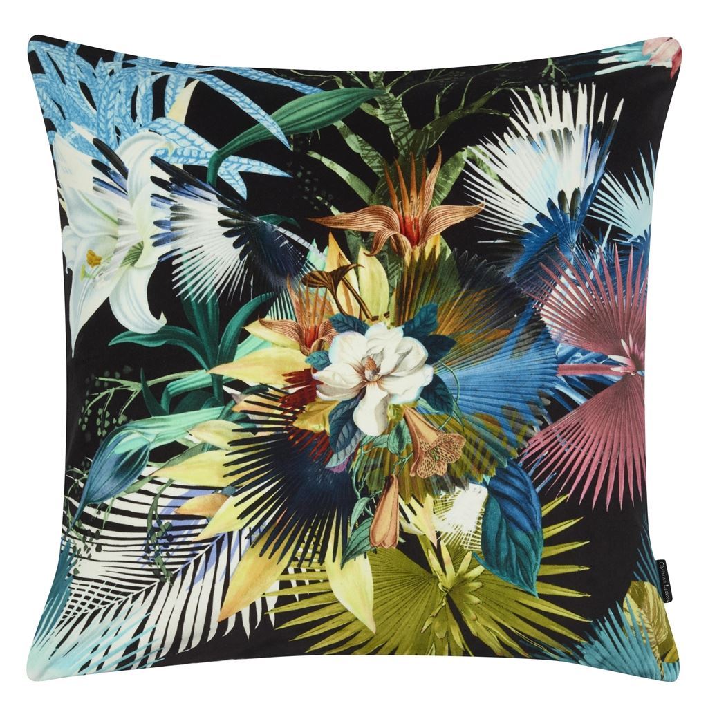 Oiseau de Bengale Marais Decorative Pillow | Christian Lacroix at Fig linens