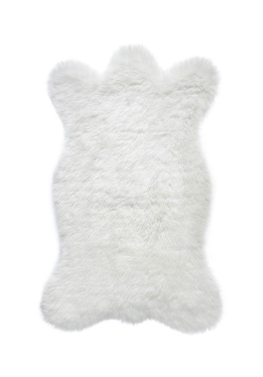 Ivory Bear Faux Fur Chair Cover - Fig Linens
