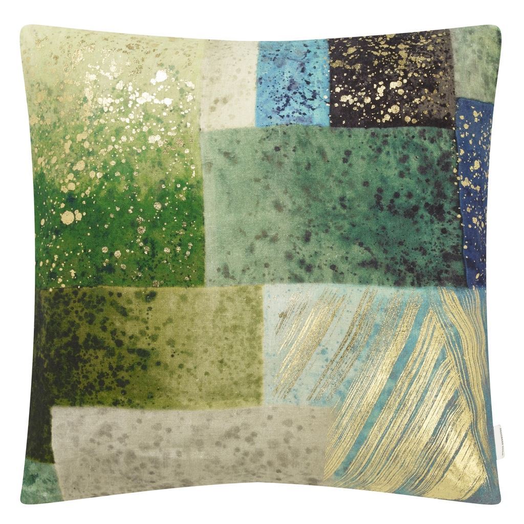 Parterre Geo Emerald Decorative Pillow by Designers Guild