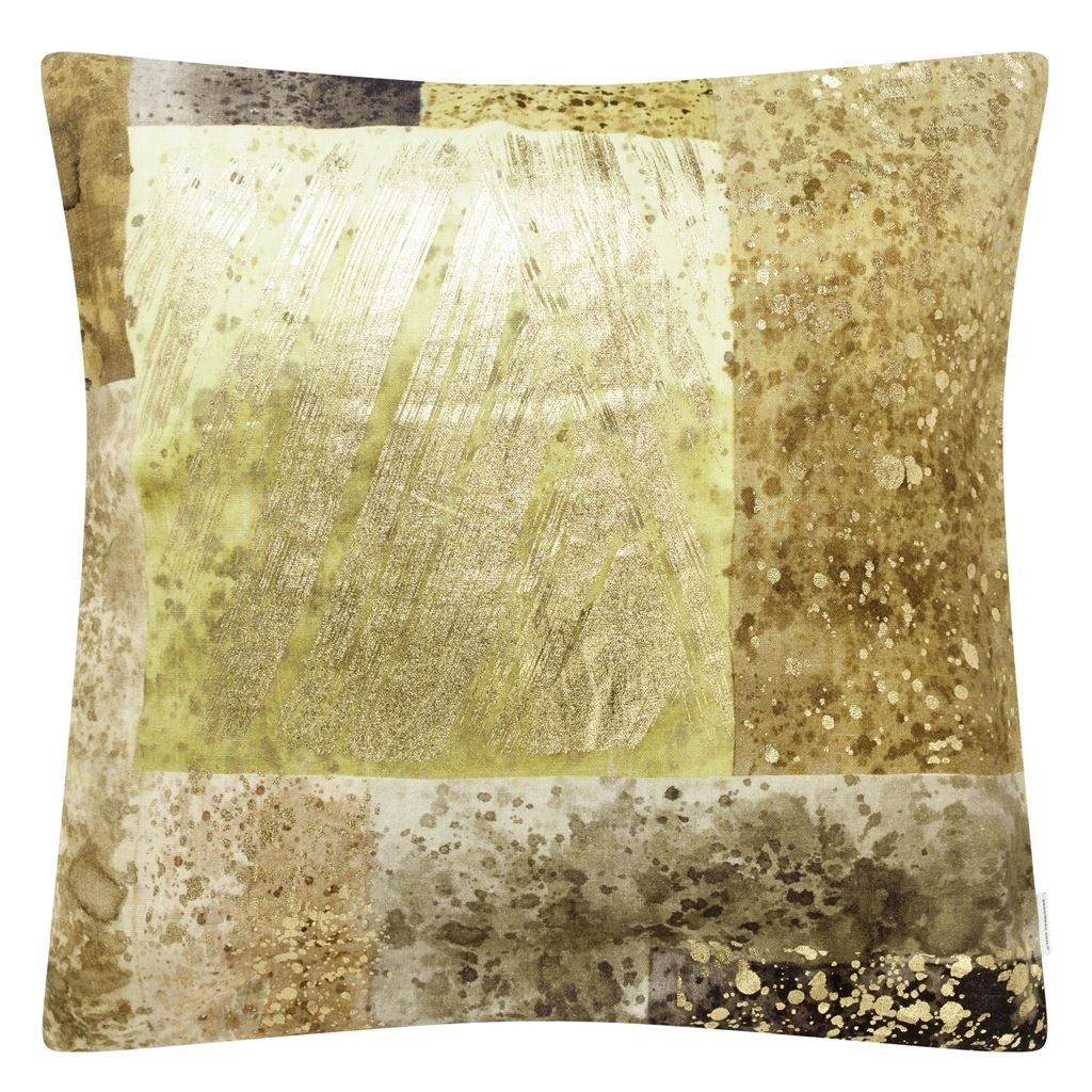 Parterre Geo Turmeric Decorative Pillow by Designers Guild