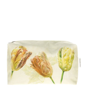 Makeup Bag - 1 - Spring Tulip Buttermilk Medium Toiletry Bag