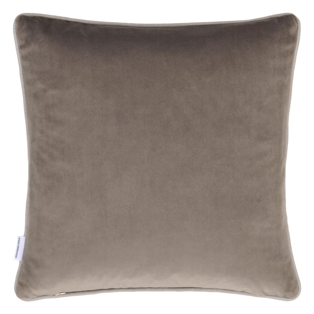Designers Guild Corda Blossom Pillow | Reverses to Doeskin