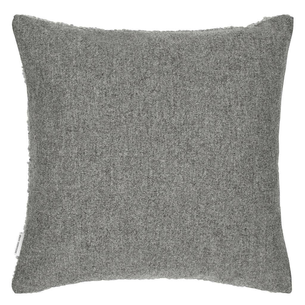 Reverse of Cormo Zinc Throw Pillow by Designers Guild