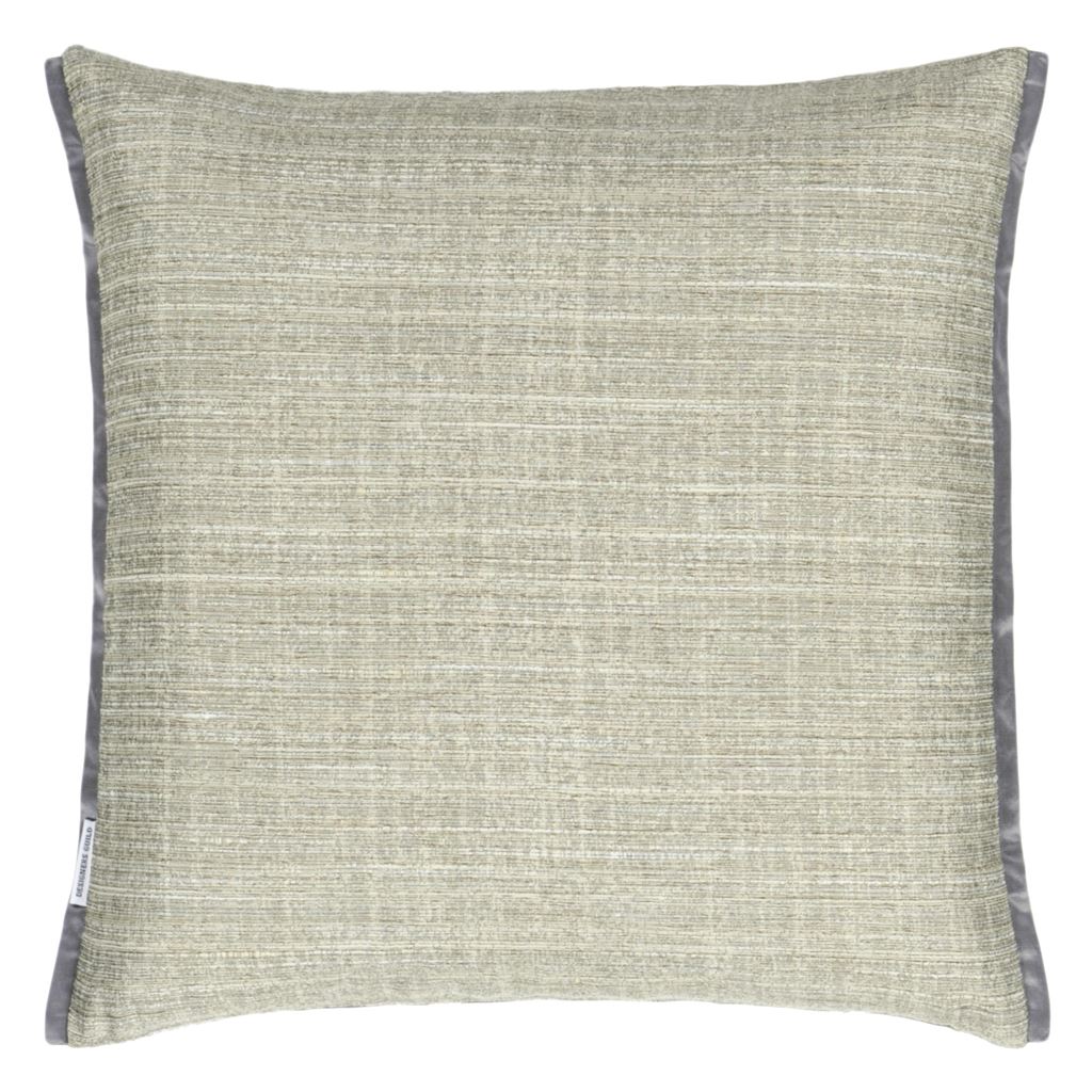 Fig Linens - Designers Guild Manipur Midnight Pillow - Back