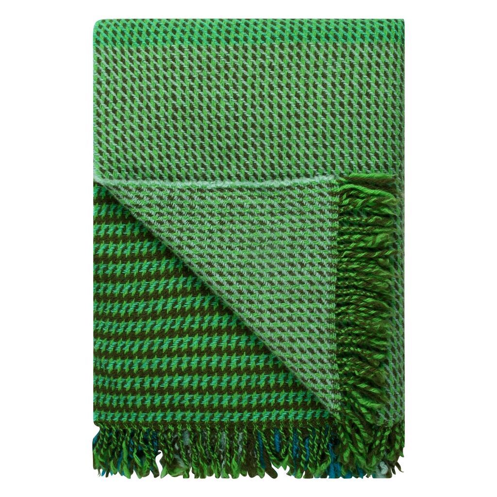 Designers Guild Arklet Emerald Throw | Fig Linens and Home