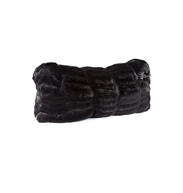 12x22" Onyx Mink Faux Fur Pillows by Fabulous Furs | Fig Linens