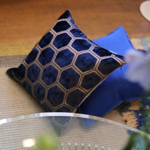 Designers Guild Manipur Midnight Decorative Pillow | Fig Linens