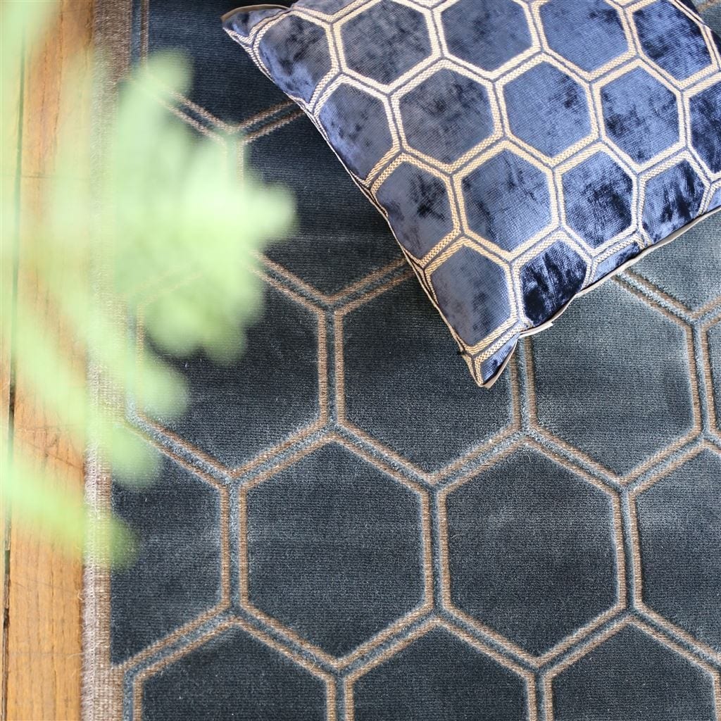 Designers Guild Manipur Delft Floor Rug | Fig Linens