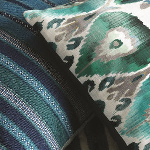 Detail of Cuzco Jade Decorative Pillow | William Yeoward