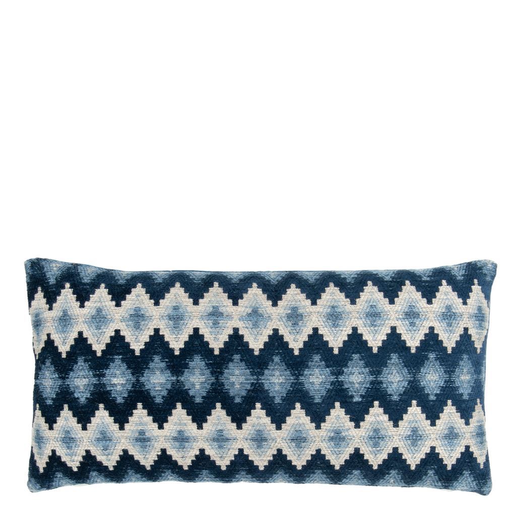 Perzina Midnight Blue Decorative Pillow | Designers Guild &amp; William Yeoward