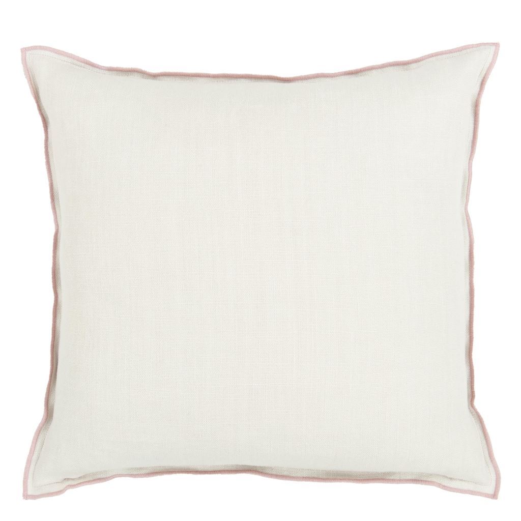 Brera Lino Cameo & Parchment Decorative Pillow | Designers Guild 