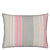 Throw Pillow - Designers Guild Brera Striato Hibiscus - Front of Decorative Pillow