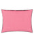 Throw Pillow - Designers Guild Brera Striato Hibiscus - Reverse of Decorative Pillow