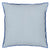 Throw Pillow - Brera Lino Lagoon & Porcelain Decorative Pillow - Side 2 - Fig Linens and Home