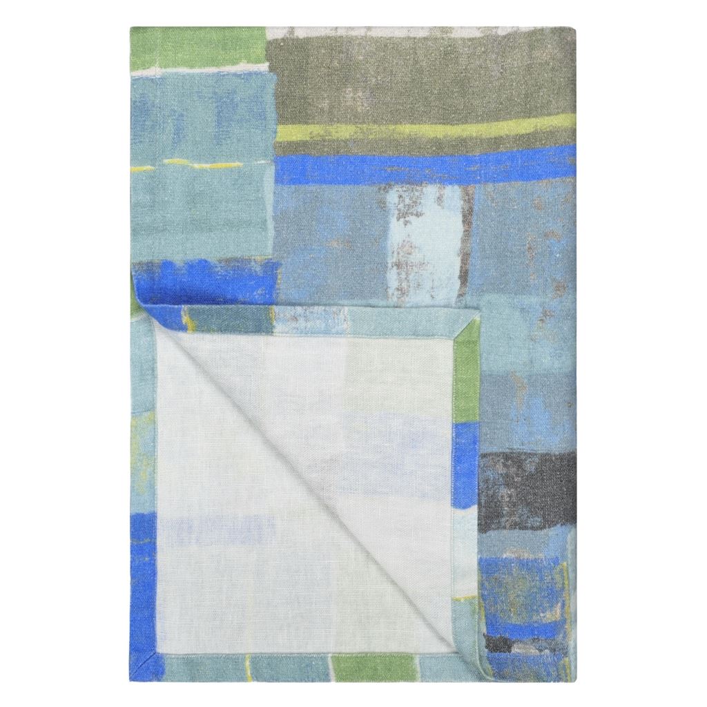 Achara Azure Throw - Designers Guild at Fig Linens and Home 1