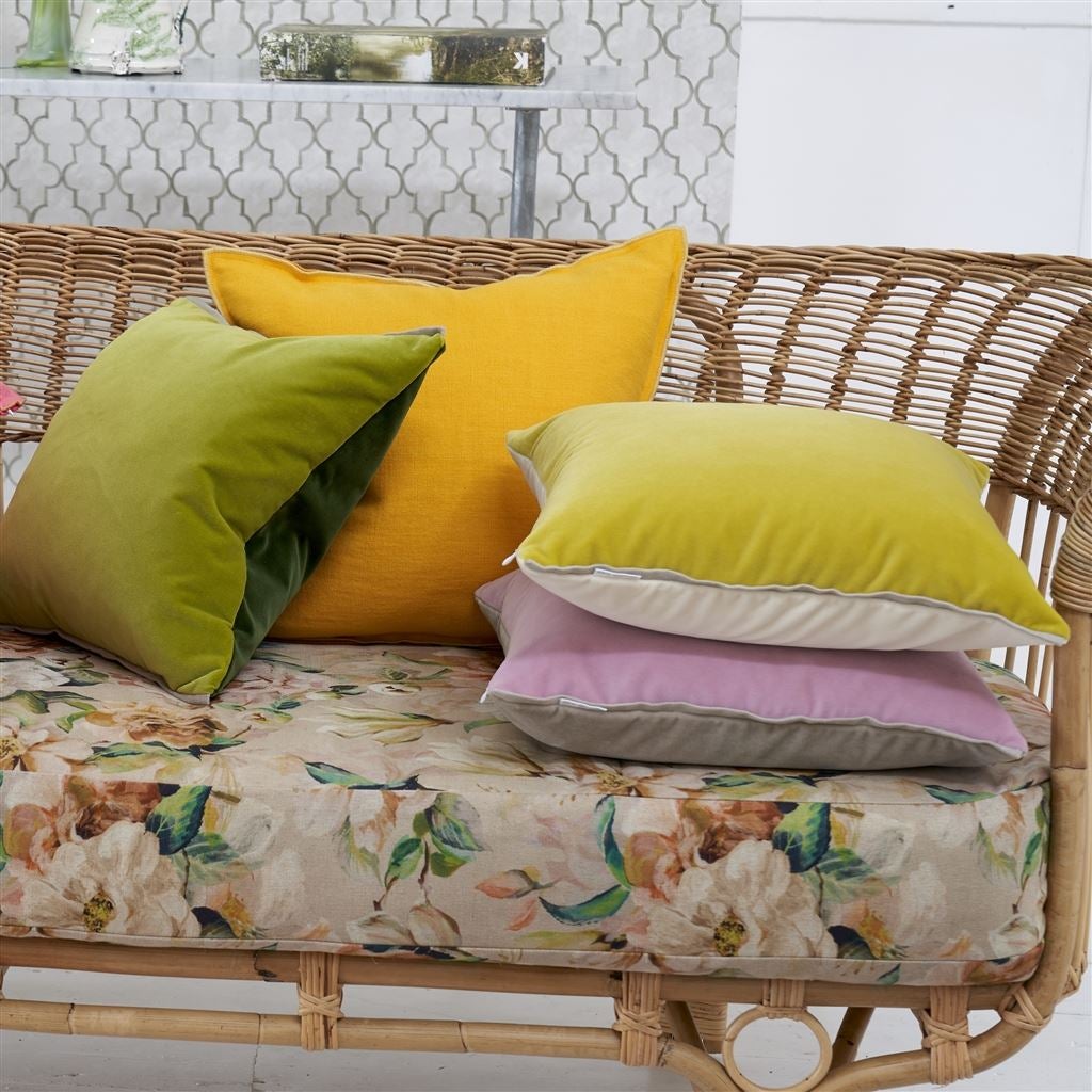 Decorative Pillow - Designers Guild Throw Pillow at Fig Linens and Home - Brera Lino Mango