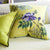 Designers Guild Throw Pillows on Sofa - Porcelaine de Chine Alchemilla Yellow - Fig Linens and Home