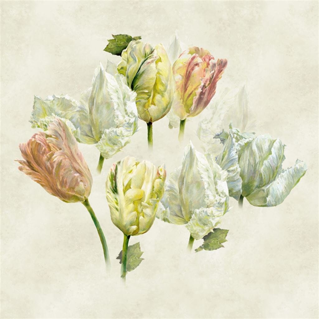 Shower Curtain - Designers Guild Spring Tulip Buttermilk Shower Curtain at Fig Linens and Home