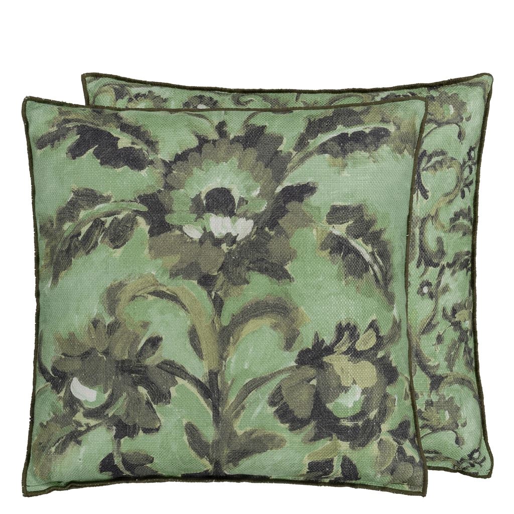 designers guild throw pillow - guerbois forest - Fig Linens and Home -139