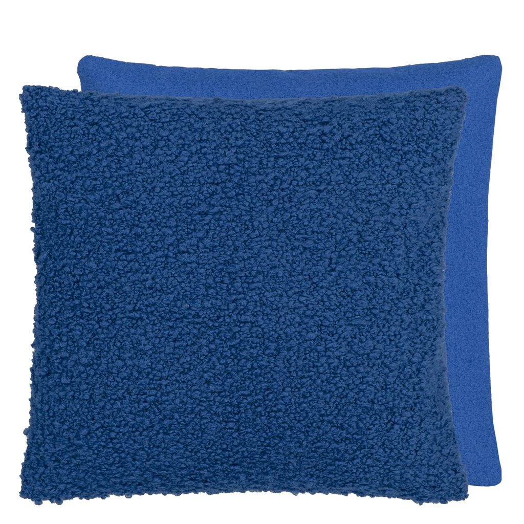designers guild throw pillow - cormo cobalt corduroy - Fig Linens and Home -75
