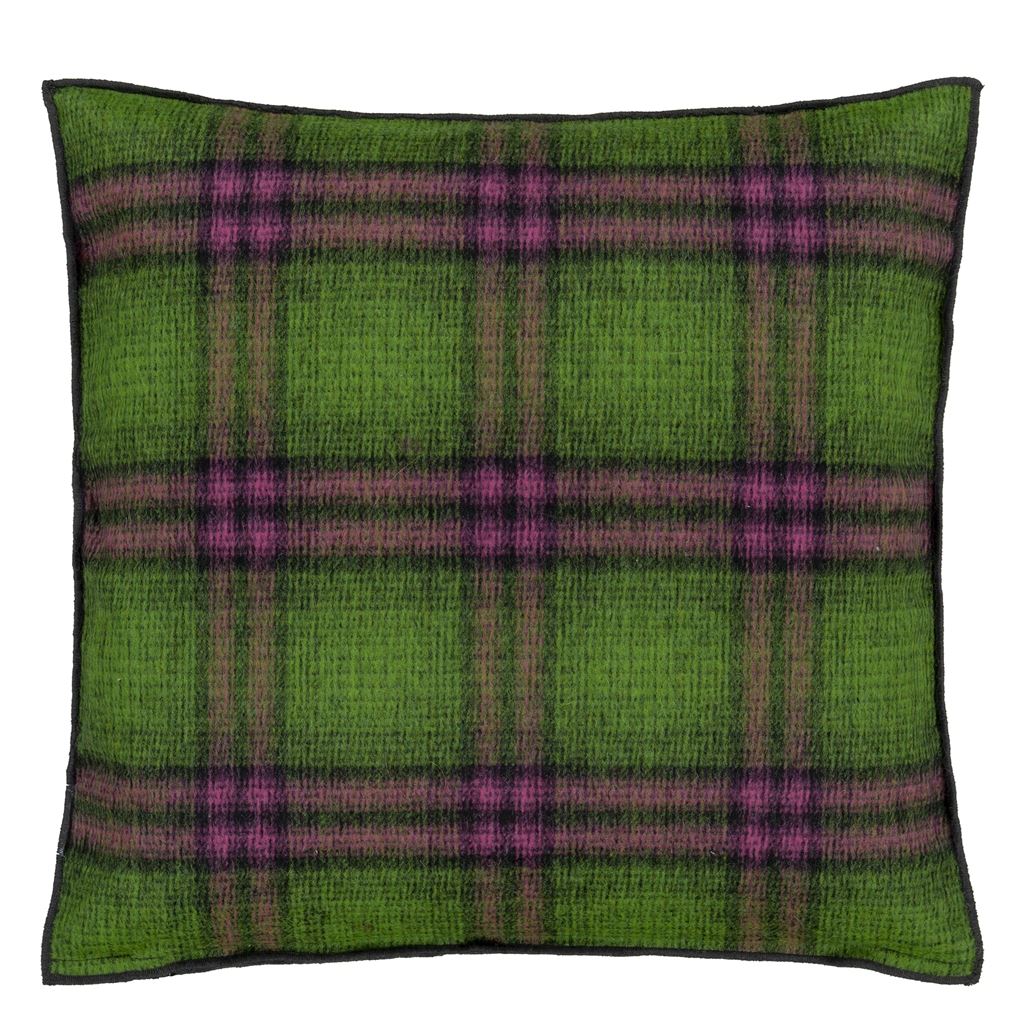 designers guild throw pillow - abernethy amethyst wool - Fig Linens and Home -3