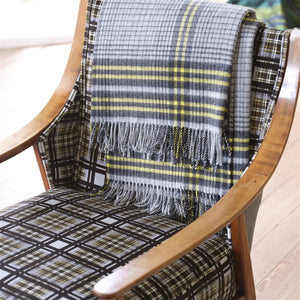 Delamere Graphite Throw - Designers Guild at Fig Linens and Home - Lifestyle Image 4